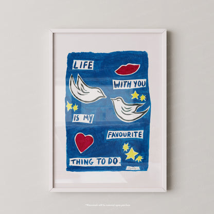 Life with You Print