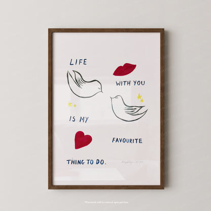 Life with You Print