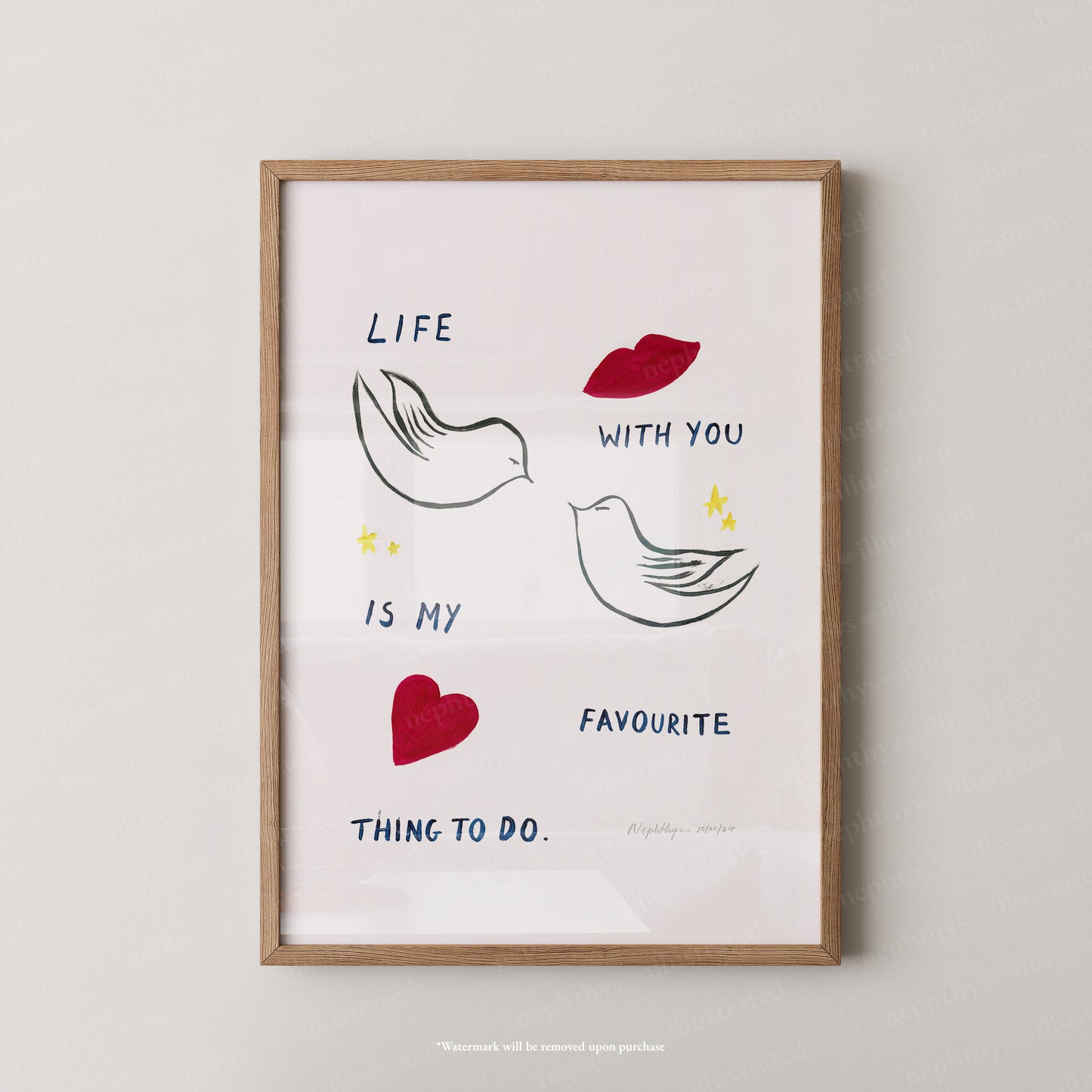 Life with You Print