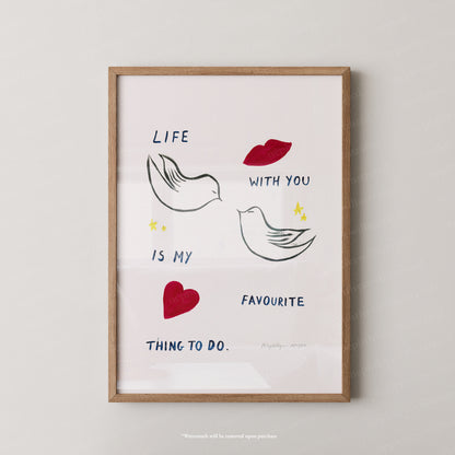 Life with You Print