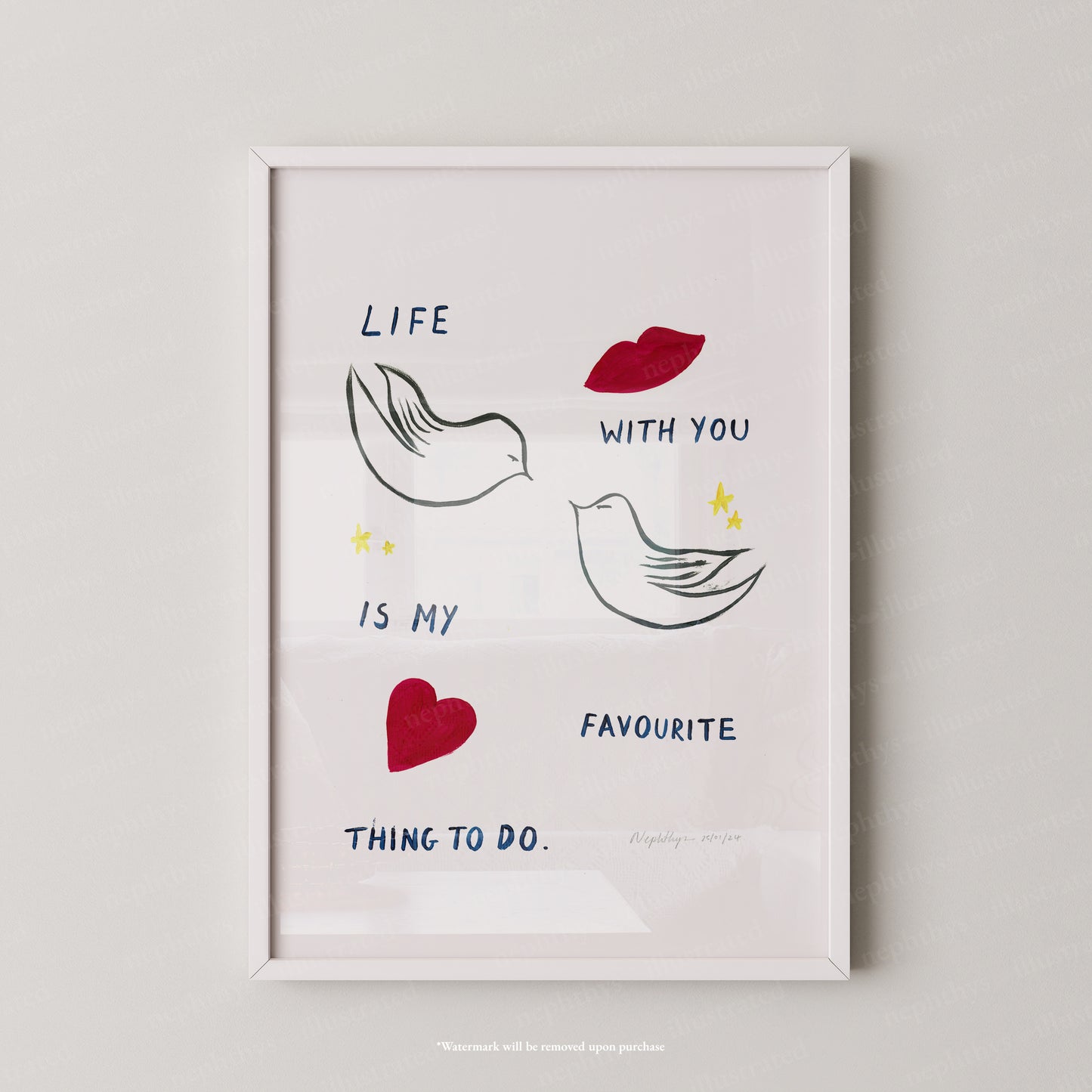 Life with You Print