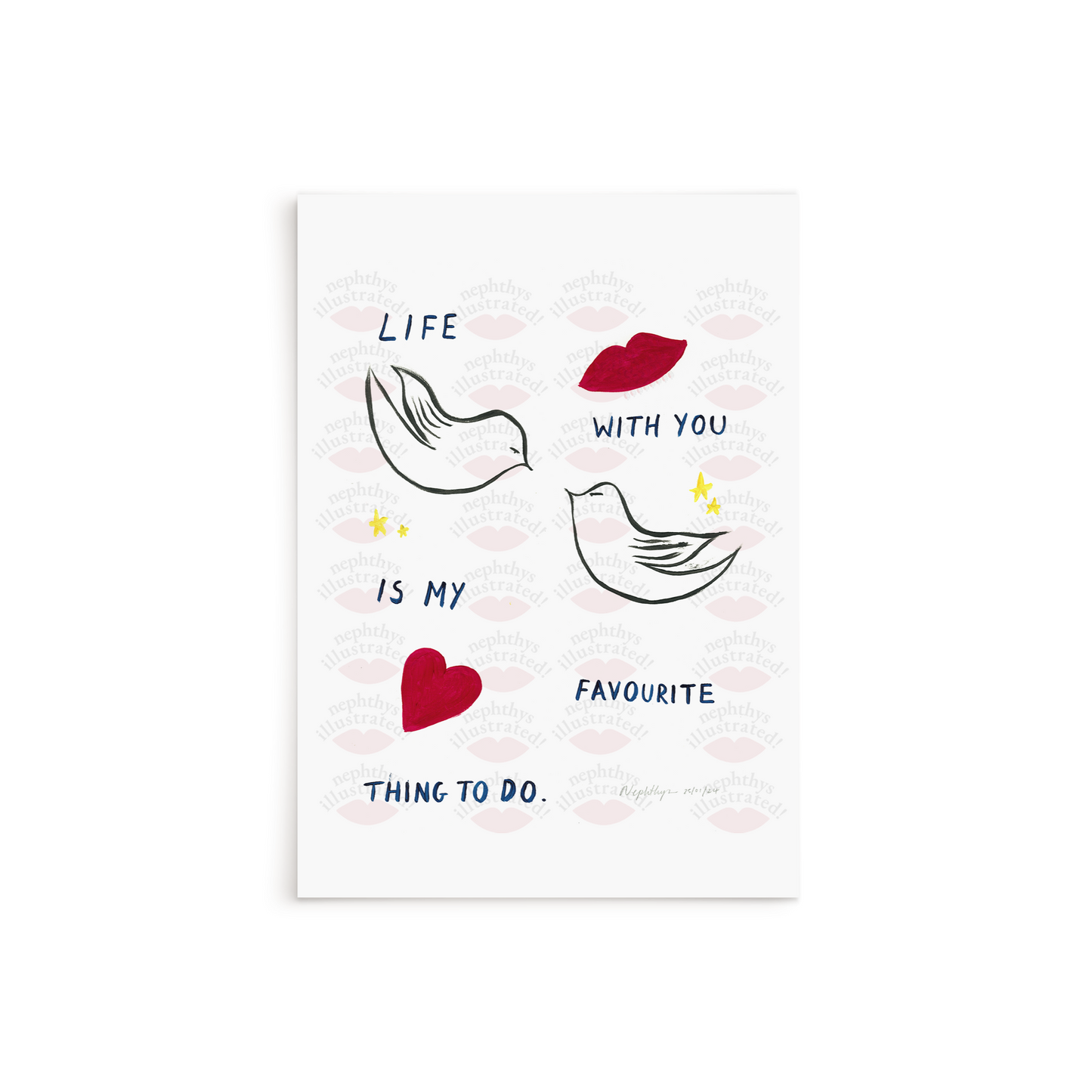 Life with You Print