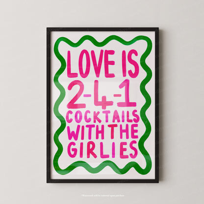 Love is 2-4-1 cocktails