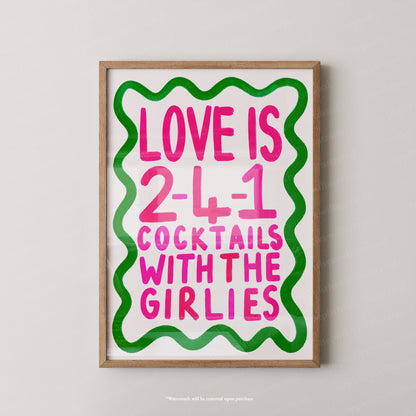 Love is 2-4-1 cocktails