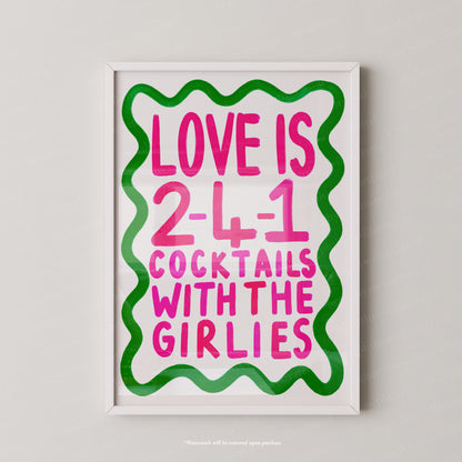 Love is 2-4-1 cocktails