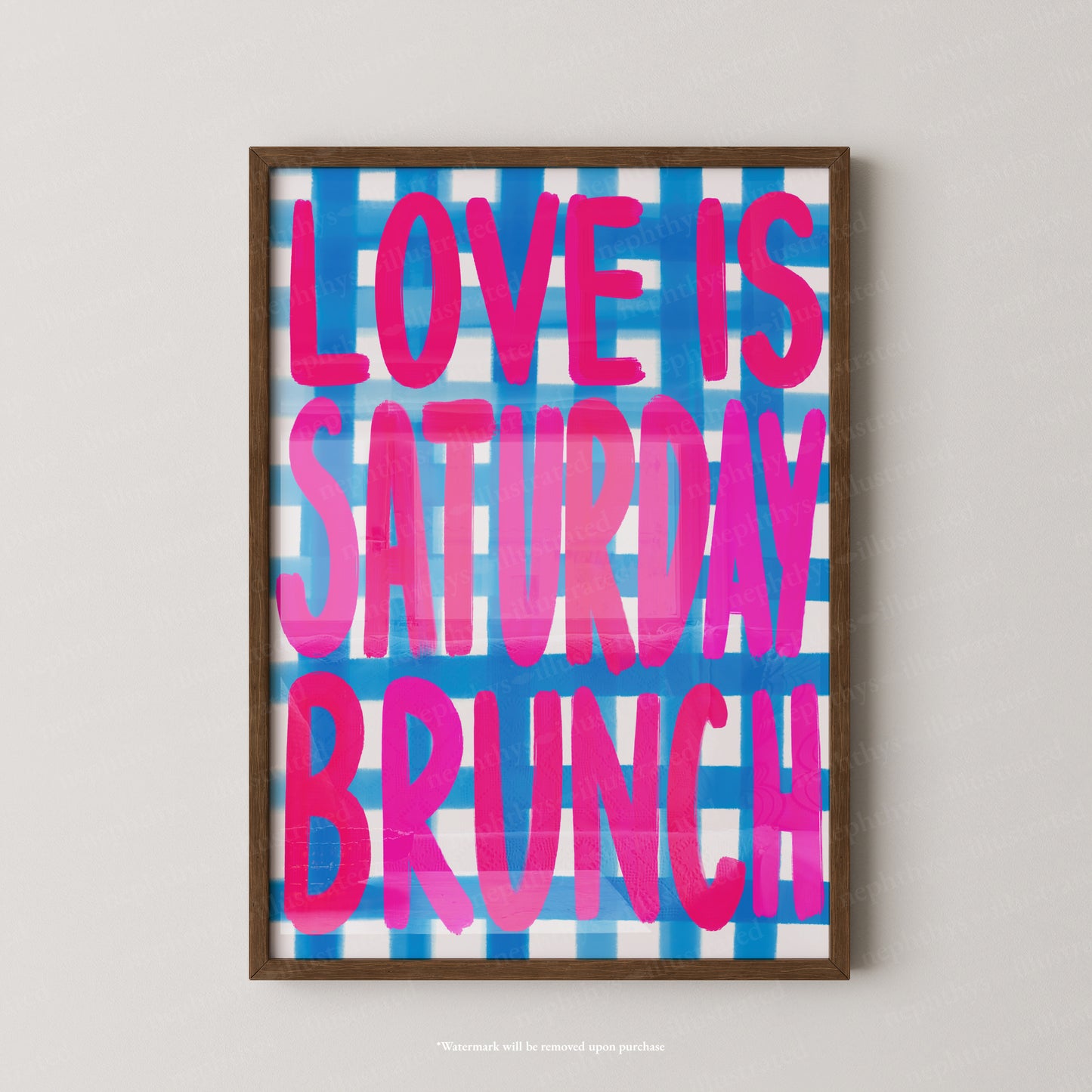 Love is Saturday brunch