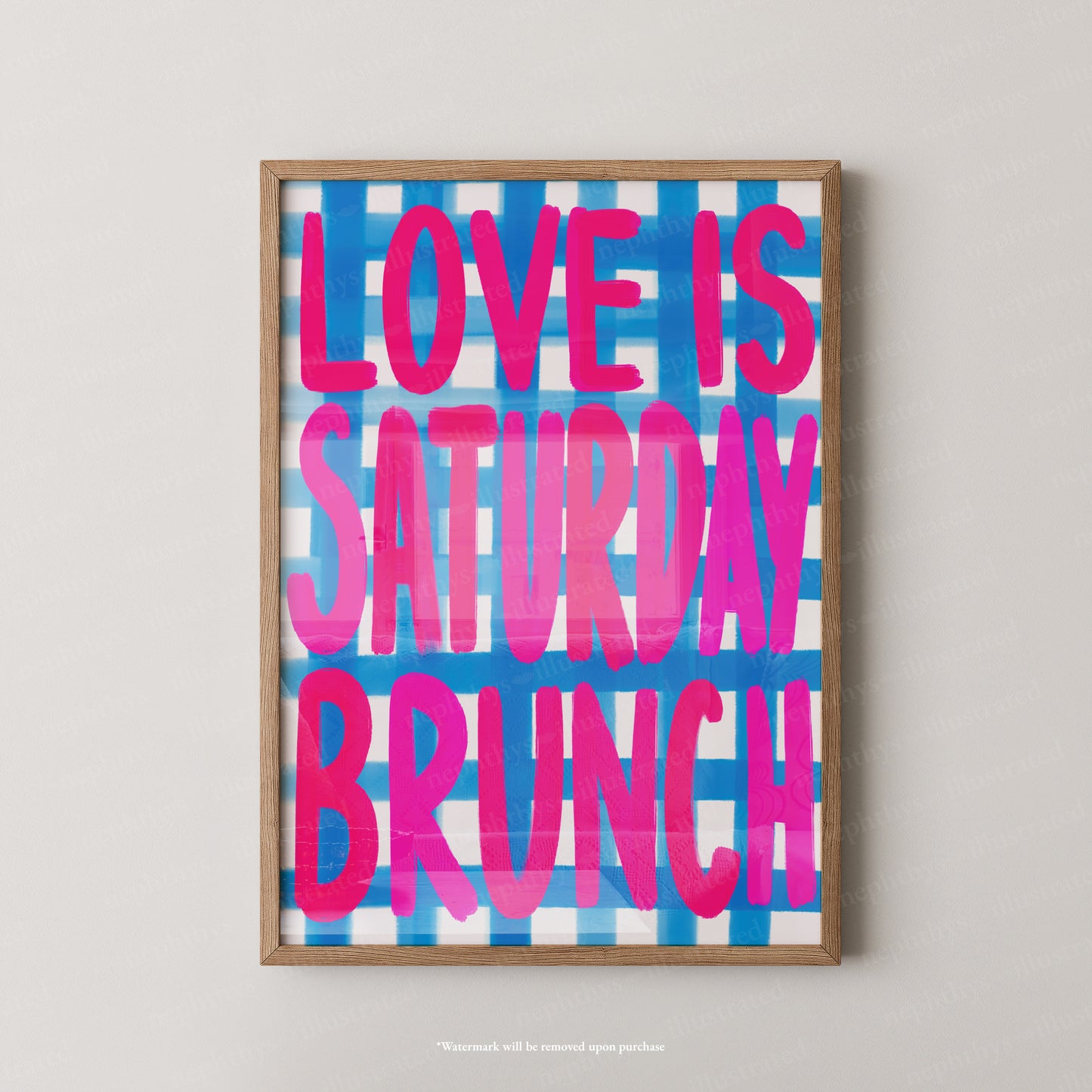 Love is Saturday brunch