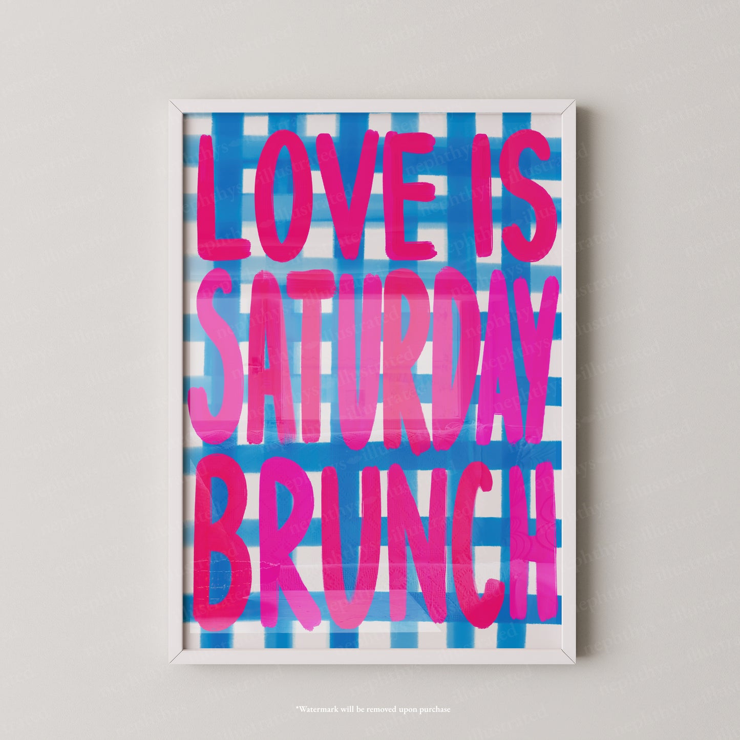Love is Saturday brunch