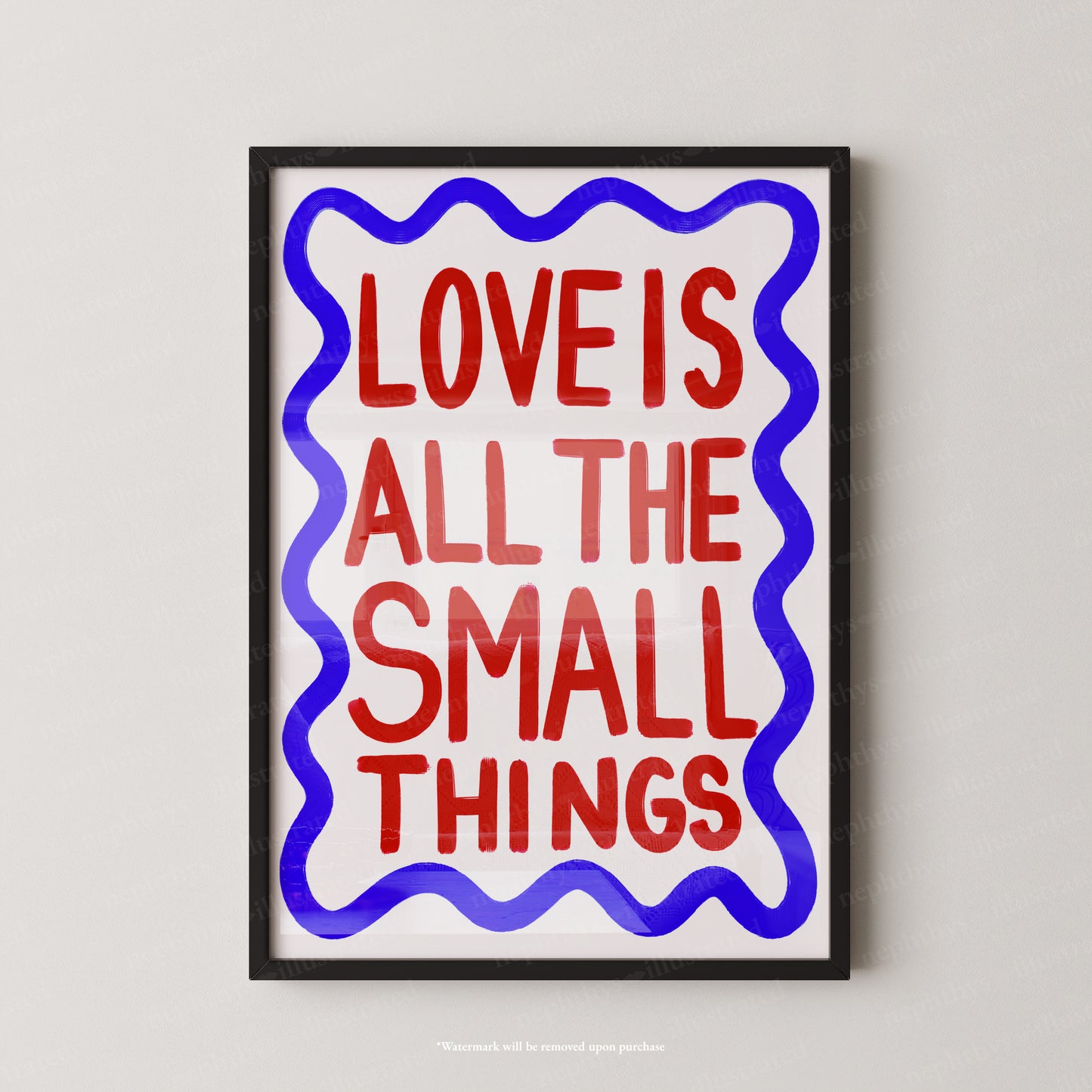Love is all the small things