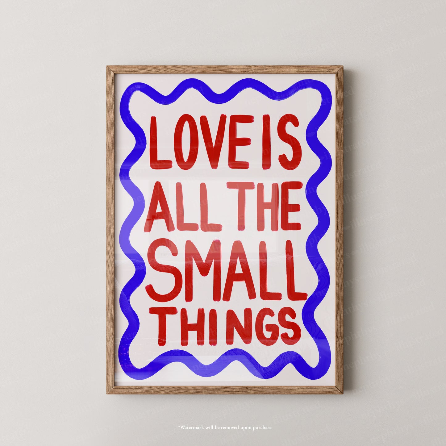 Love is all the small things
