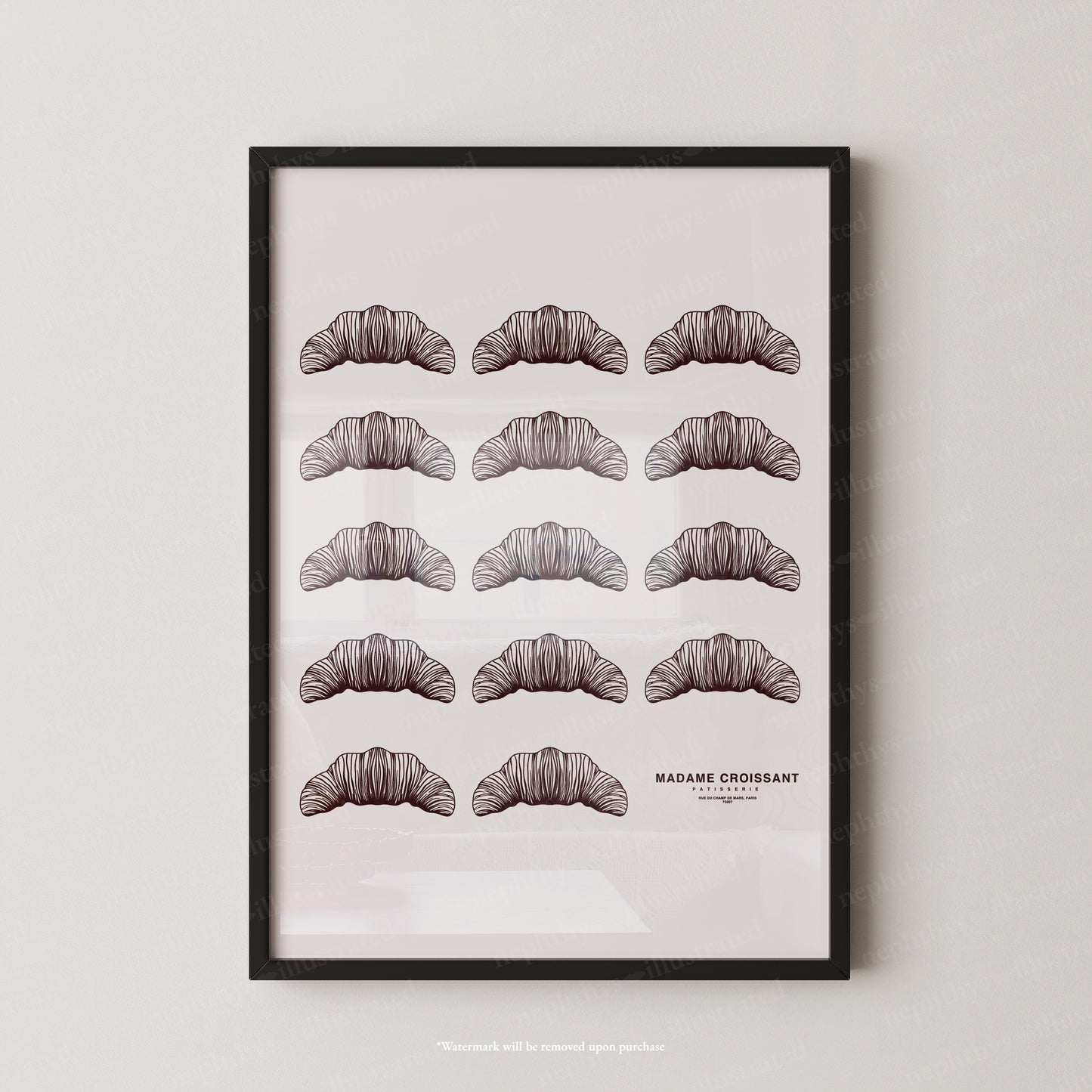 Madame Croissant White