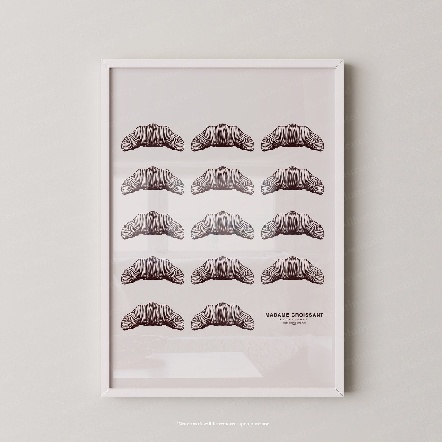 Madame Croissant White
