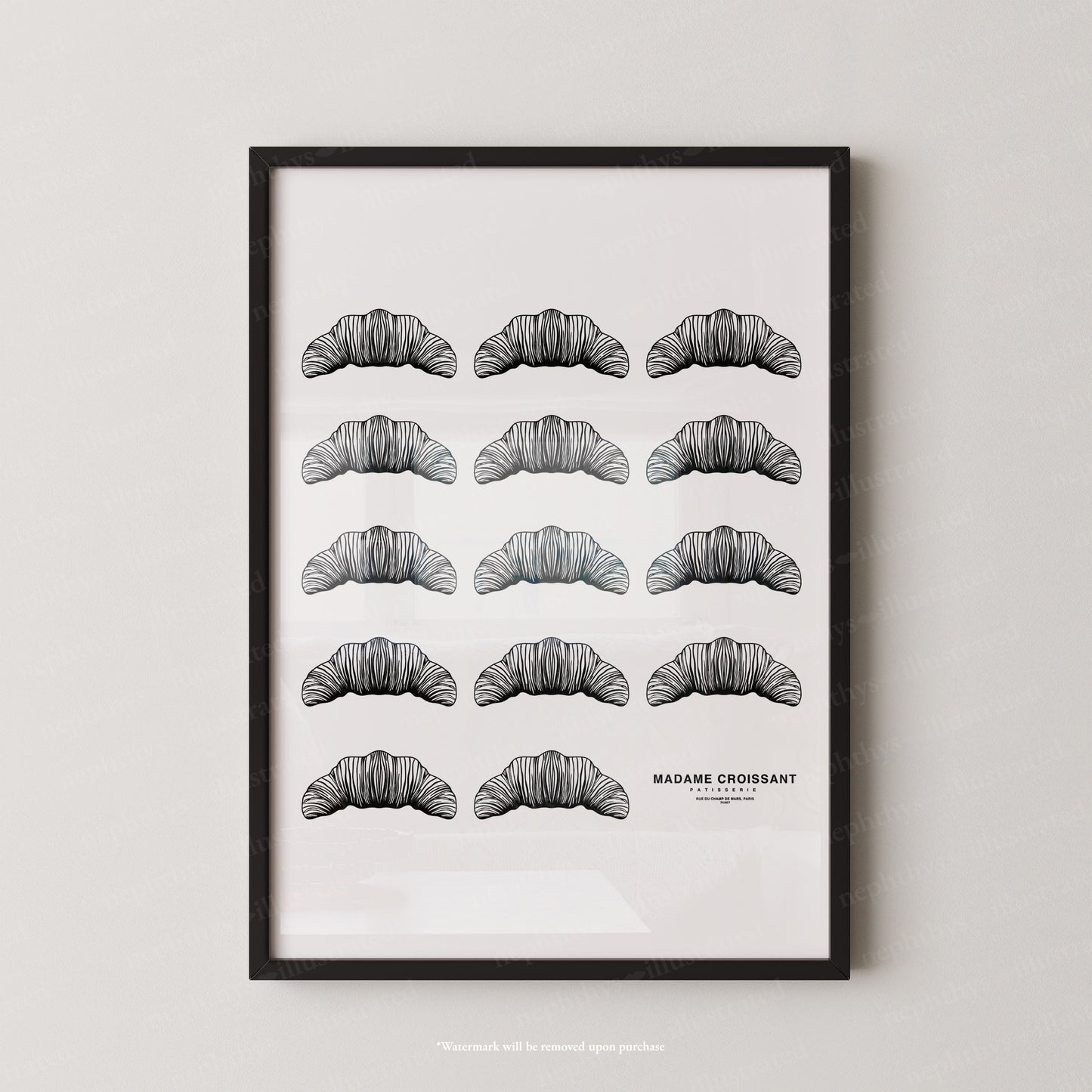 Madame Croissant White