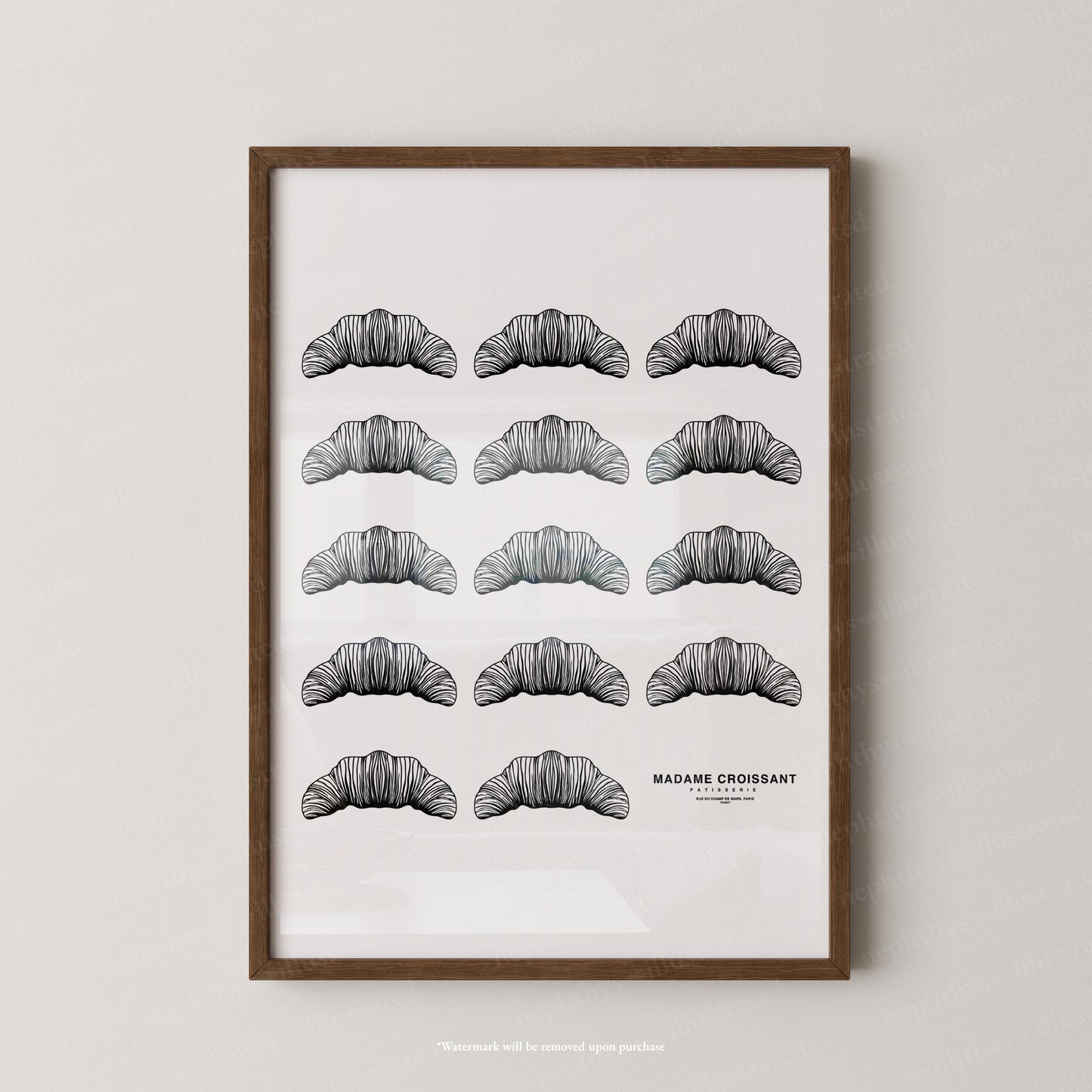 Madame Croissant White