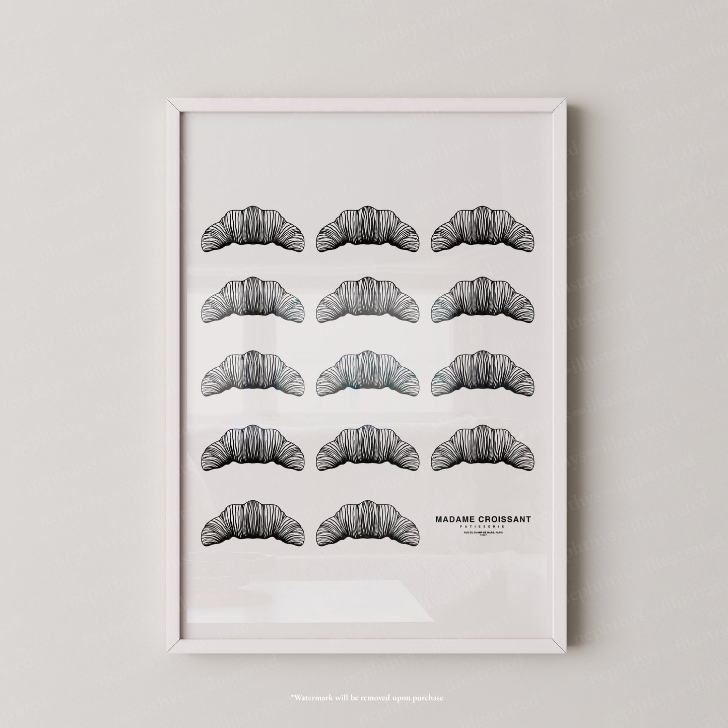 Madame Croissant White