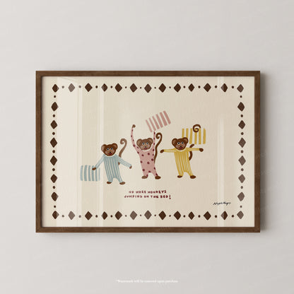 Monkeys on the Bed