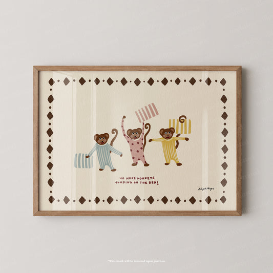 Monkeys on the Bed