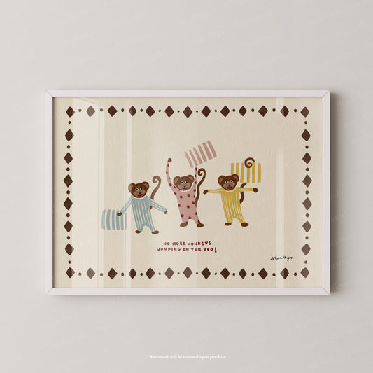 Monkeys on the Bed