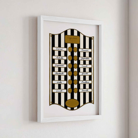 Caffe Lucia Black Stripe