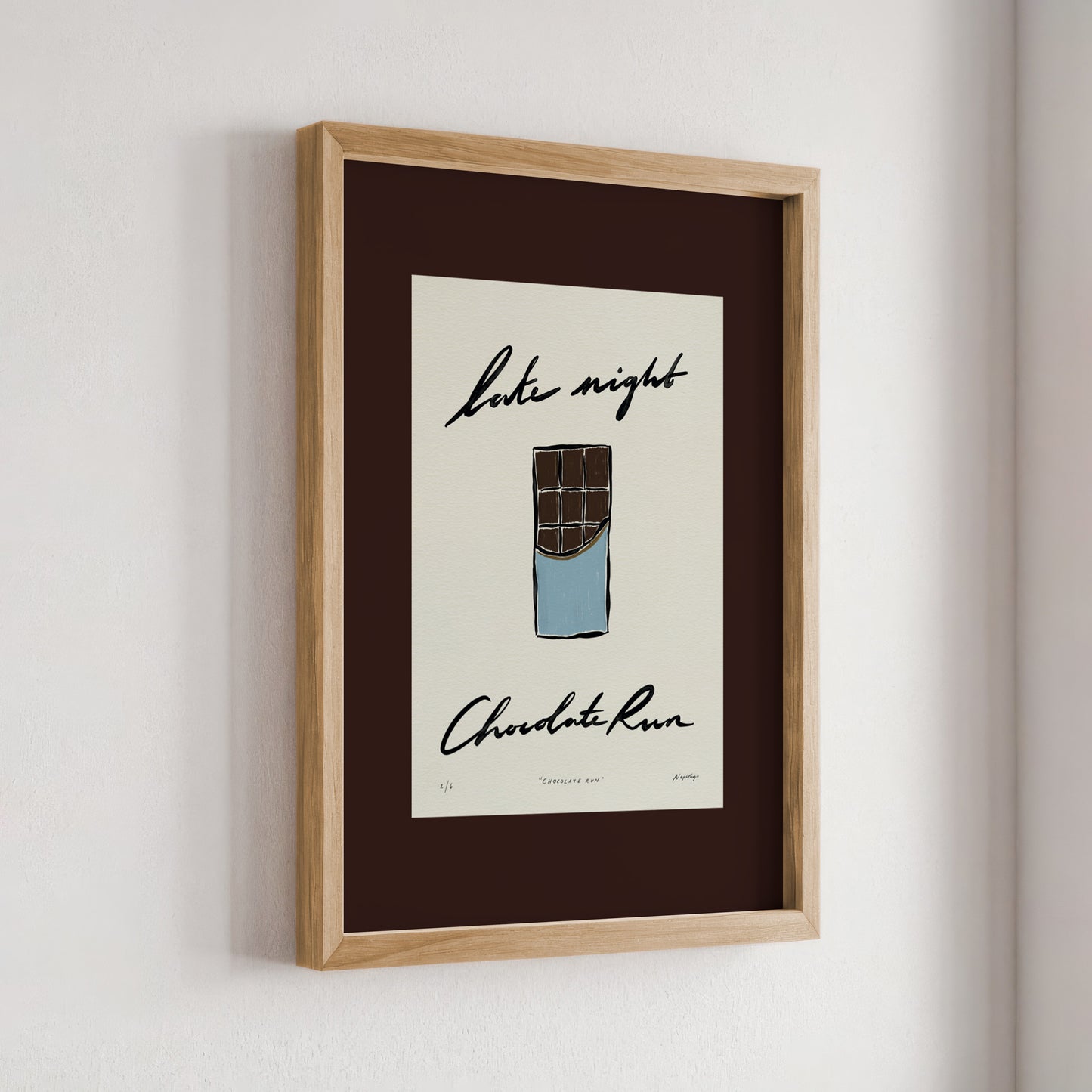 Late Night Chocolate Run Print