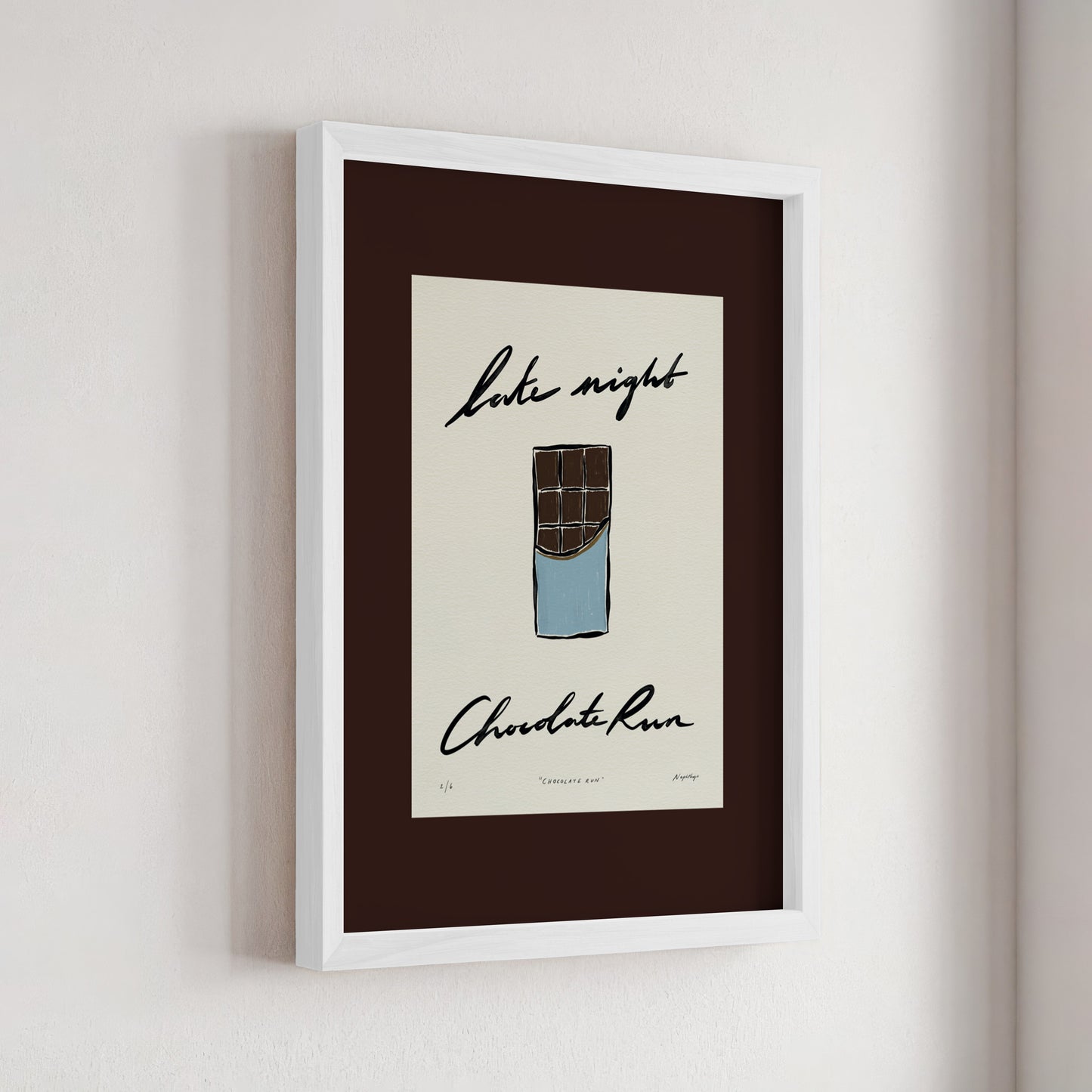 Late Night Chocolate Run Print