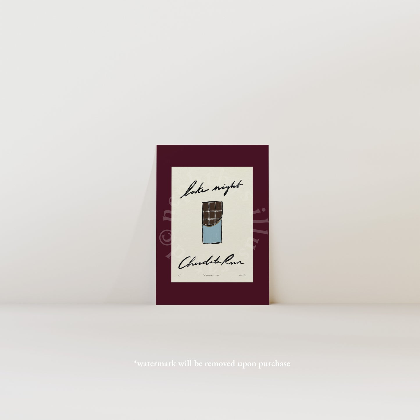 Late Night Chocolate Run Print