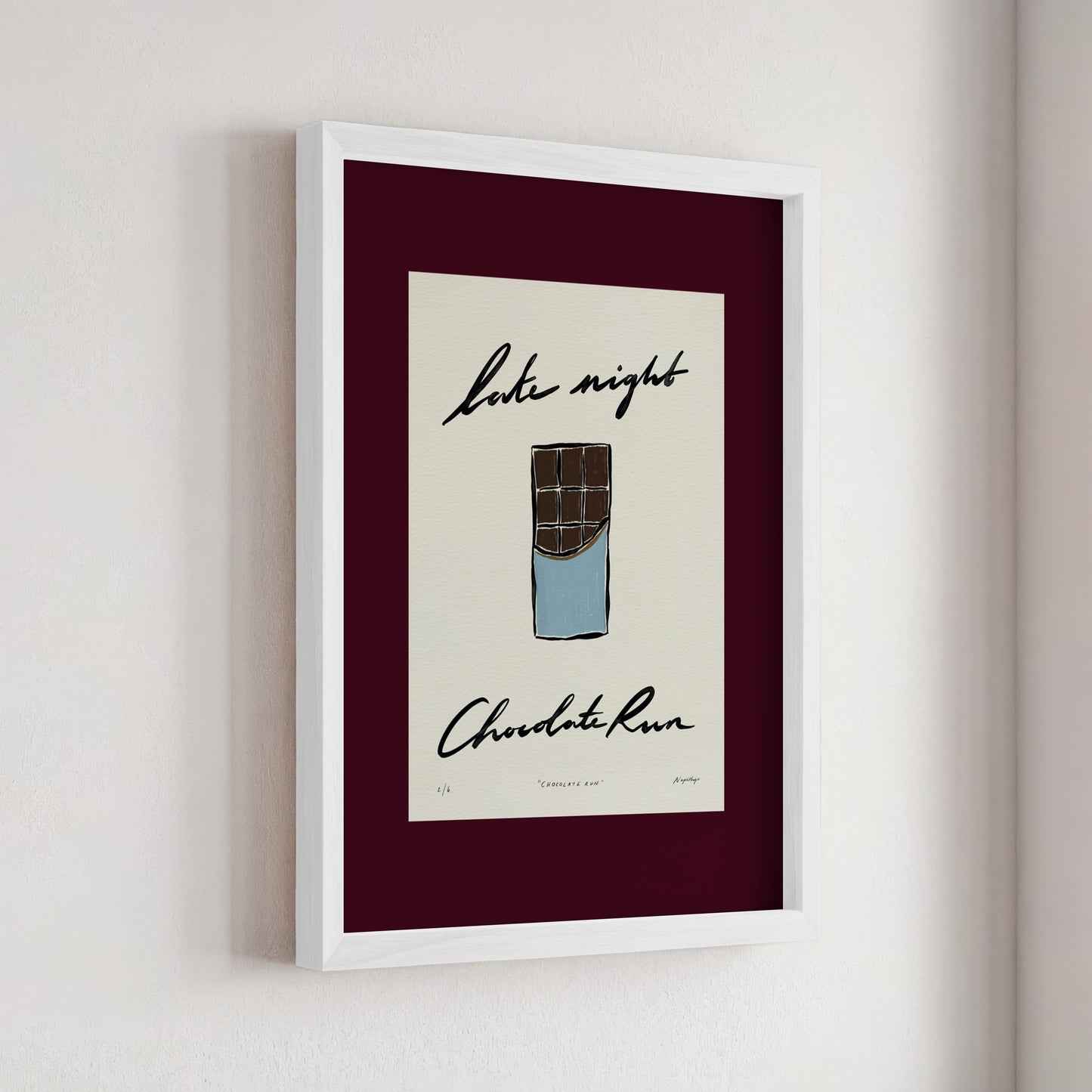 Late Night Chocolate Run Print