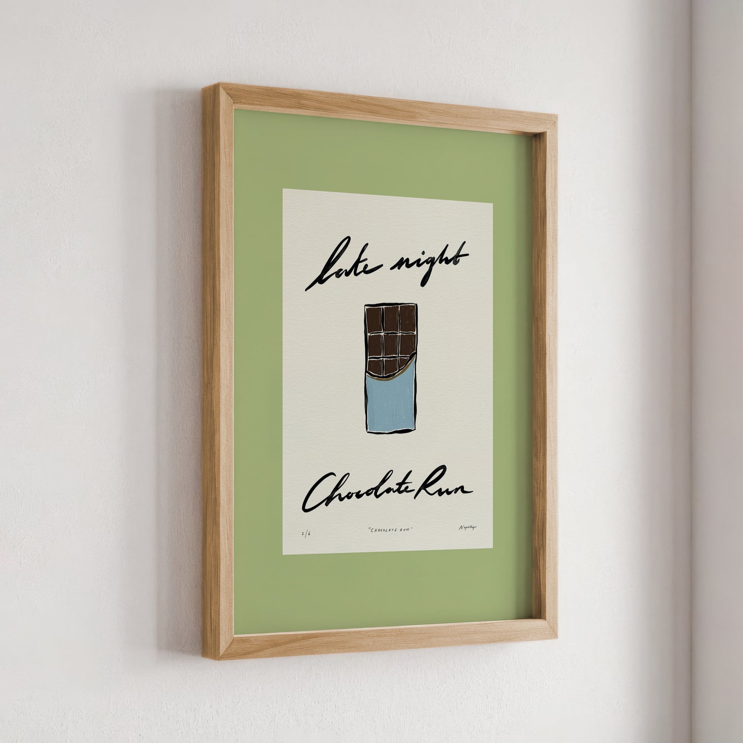 Late Night Chocolate Run Print