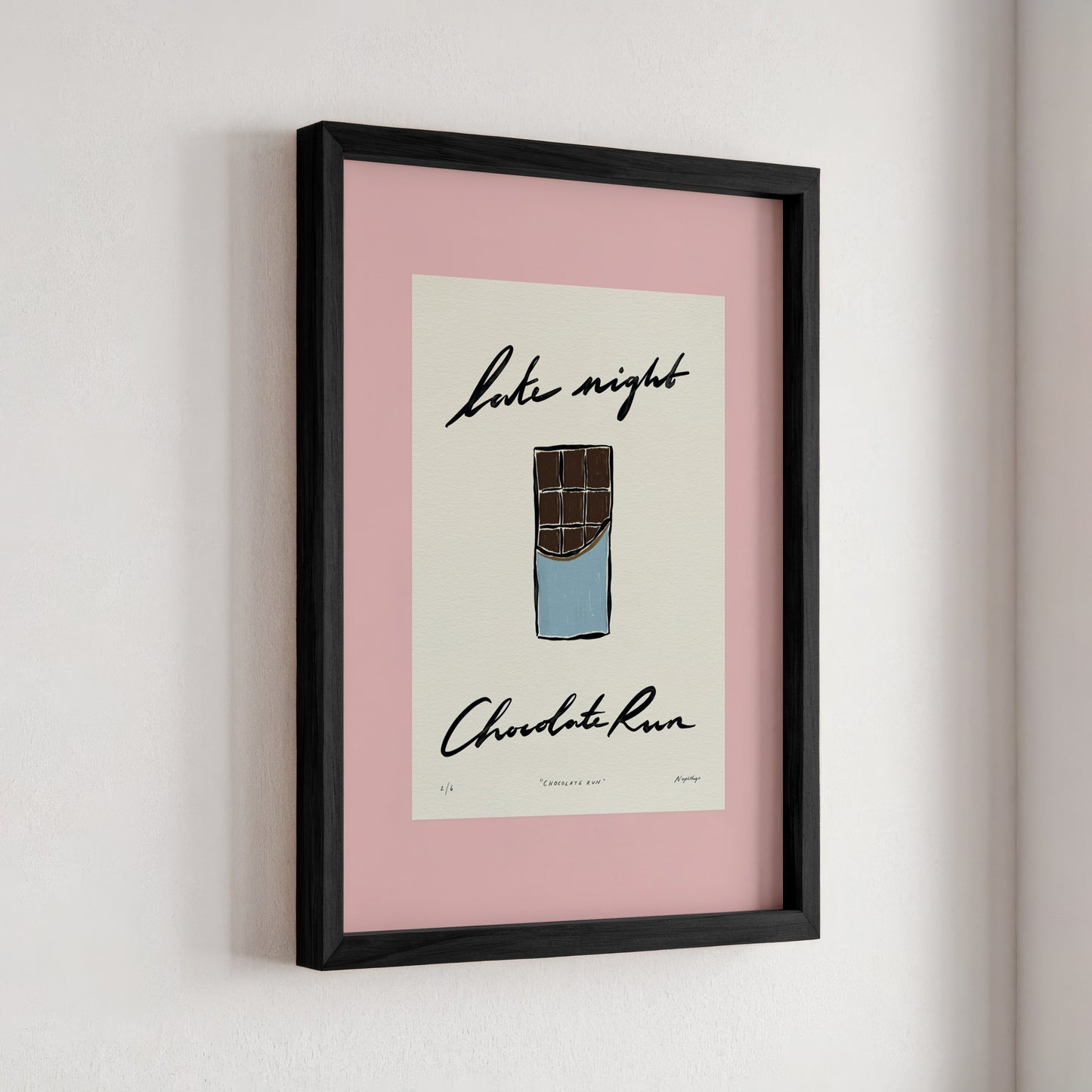 Late Night Chocolate Run Print