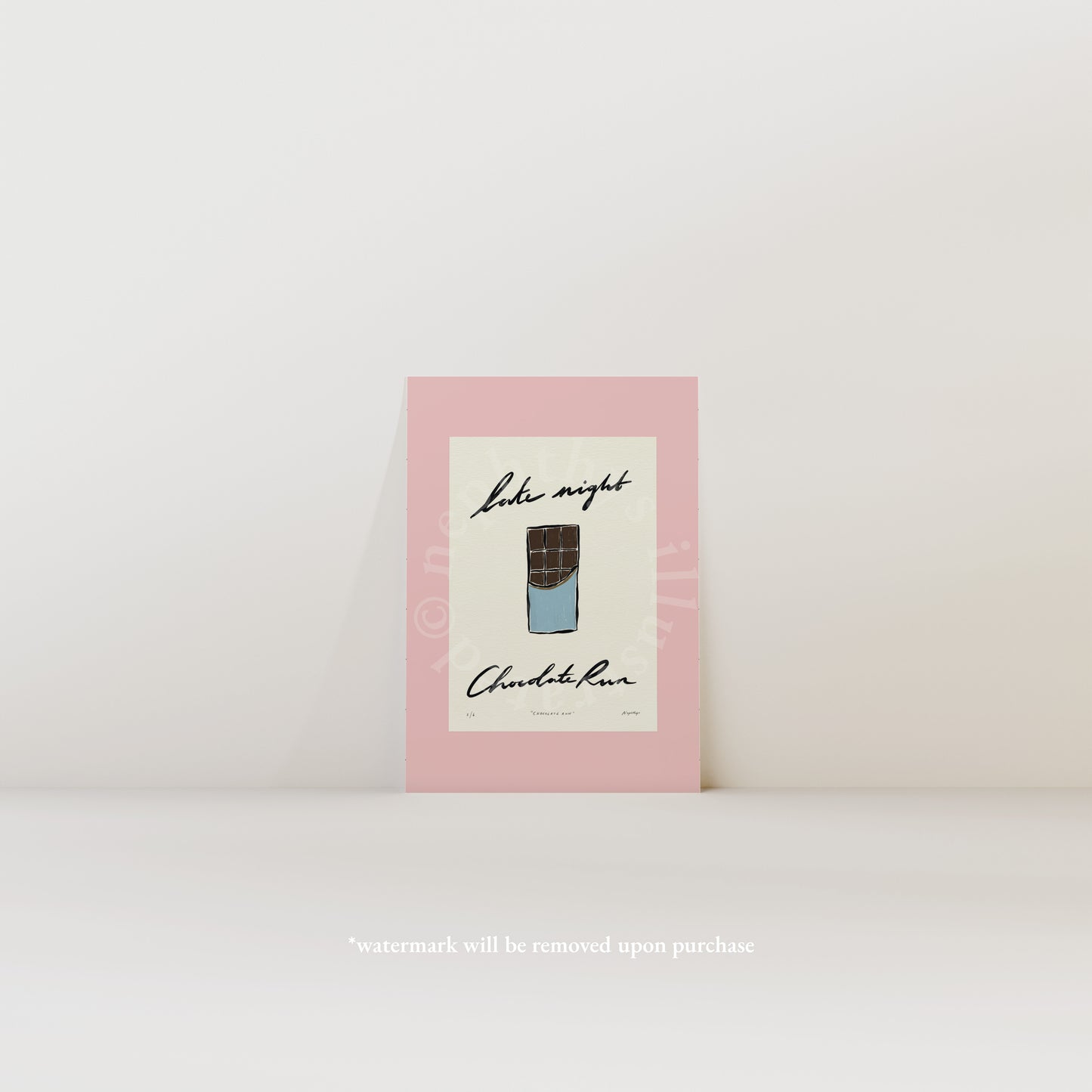 Late Night Chocolate Run Print