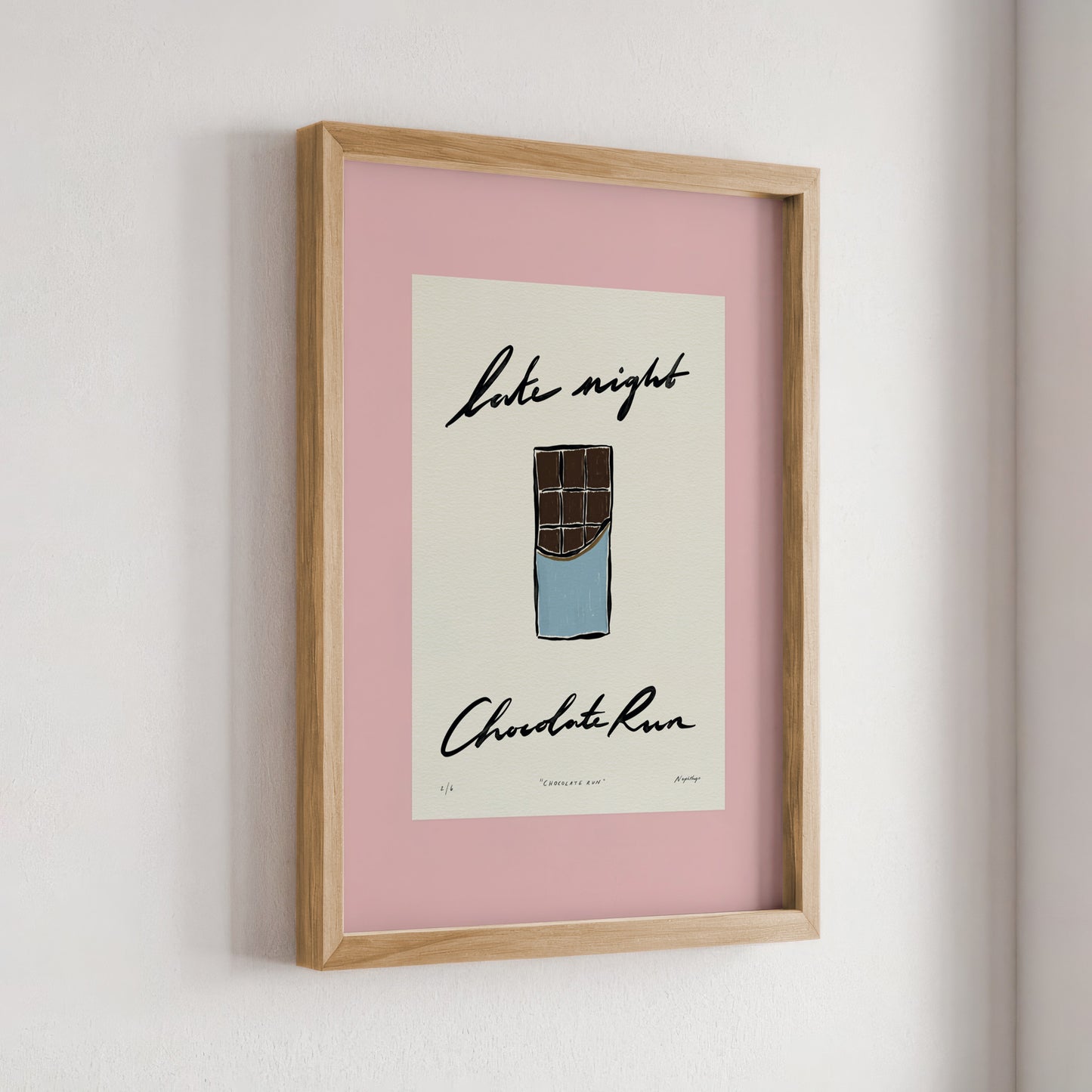 Late Night Chocolate Run Print