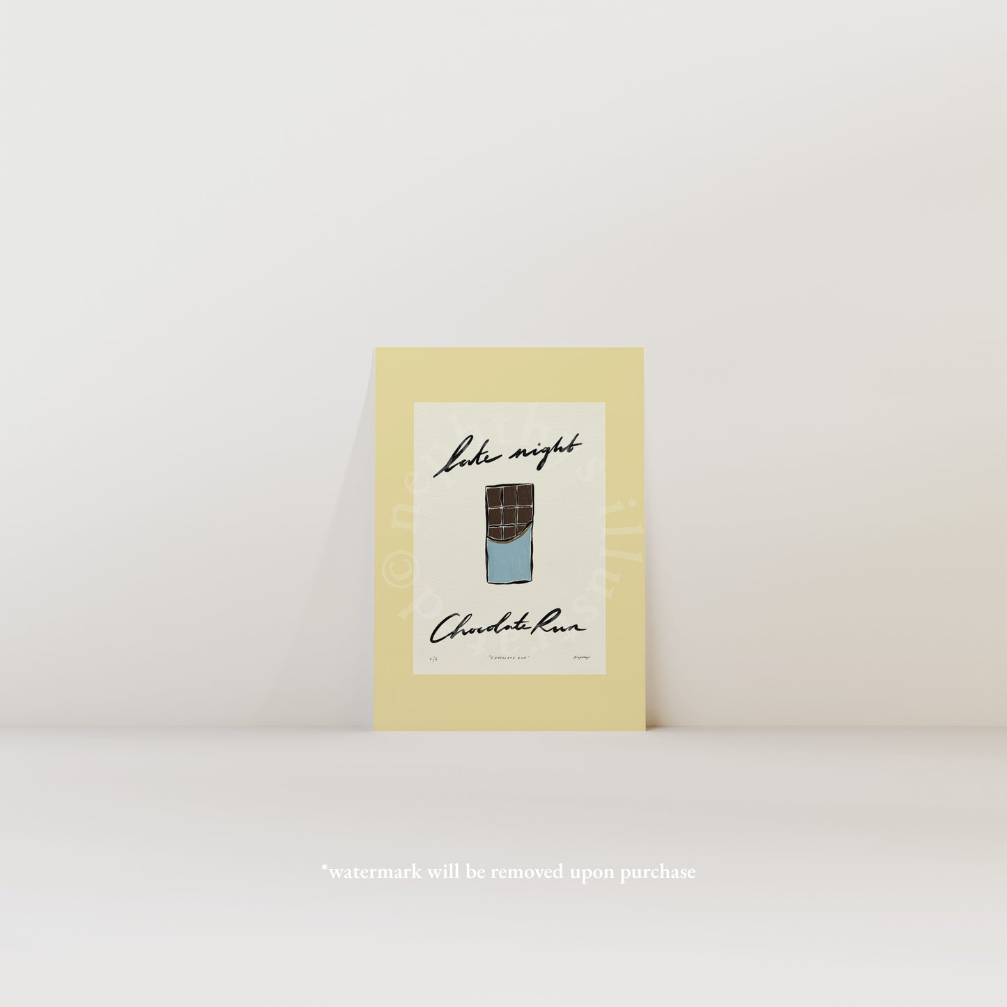 Late Night Chocolate Run Print