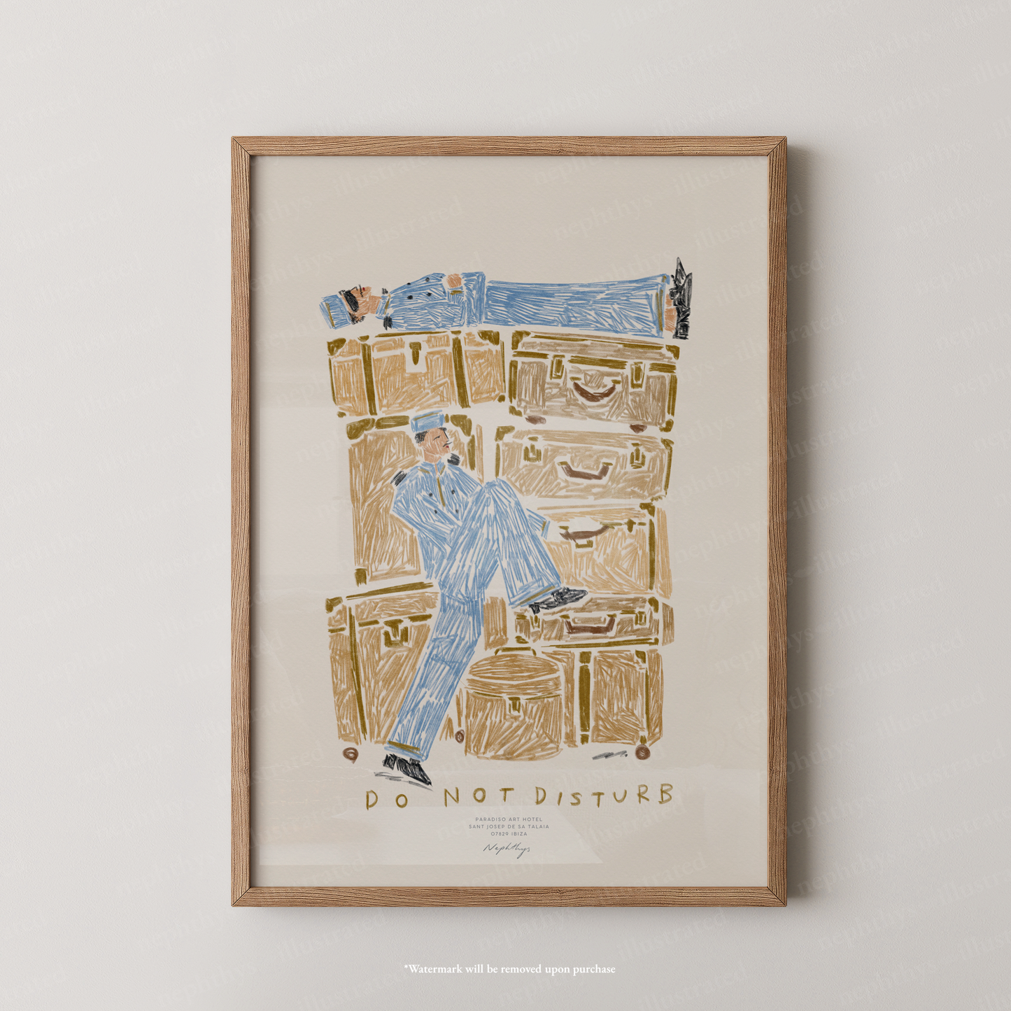 Do Not Disturb Hotel Print