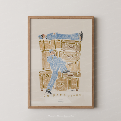 Do Not Disturb Hotel Print