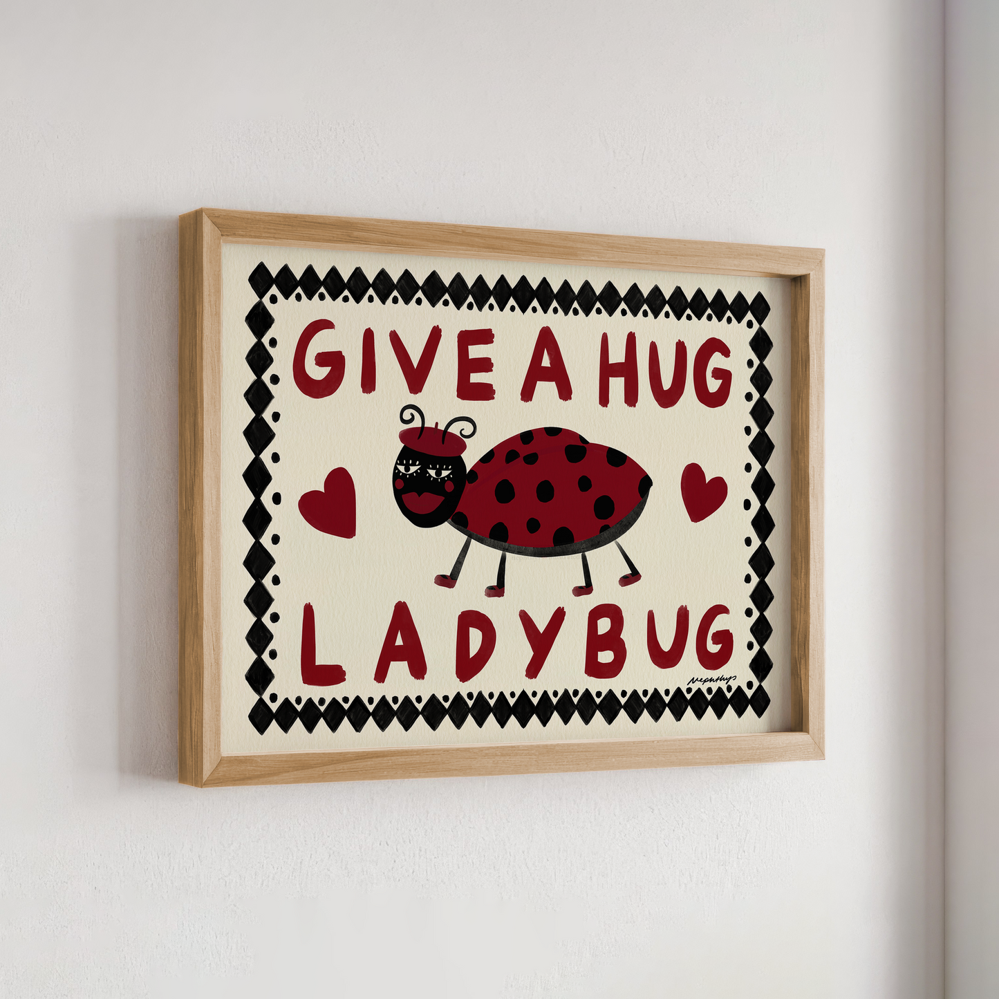 Give a Hug Ladybug