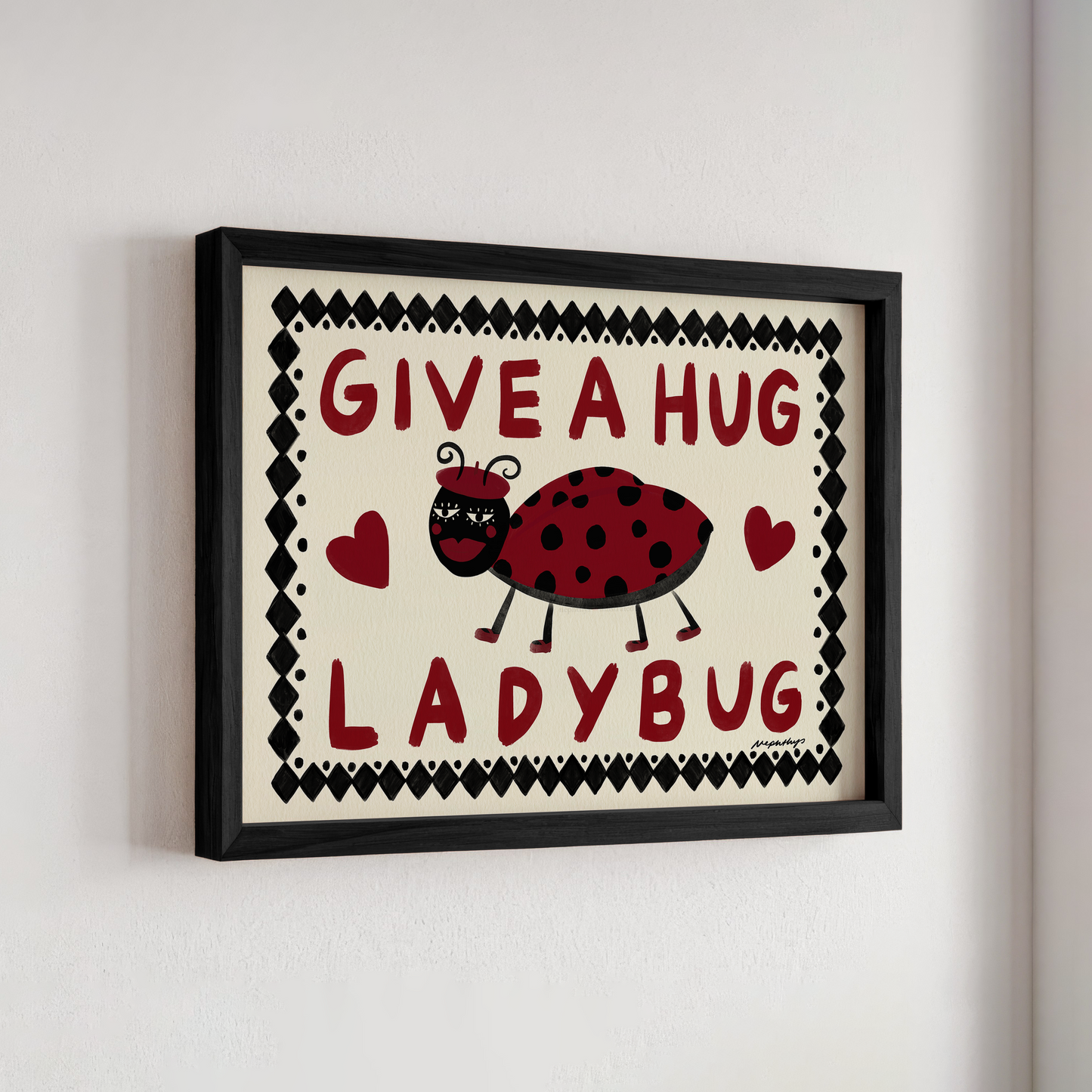 Give a Hug Ladybug