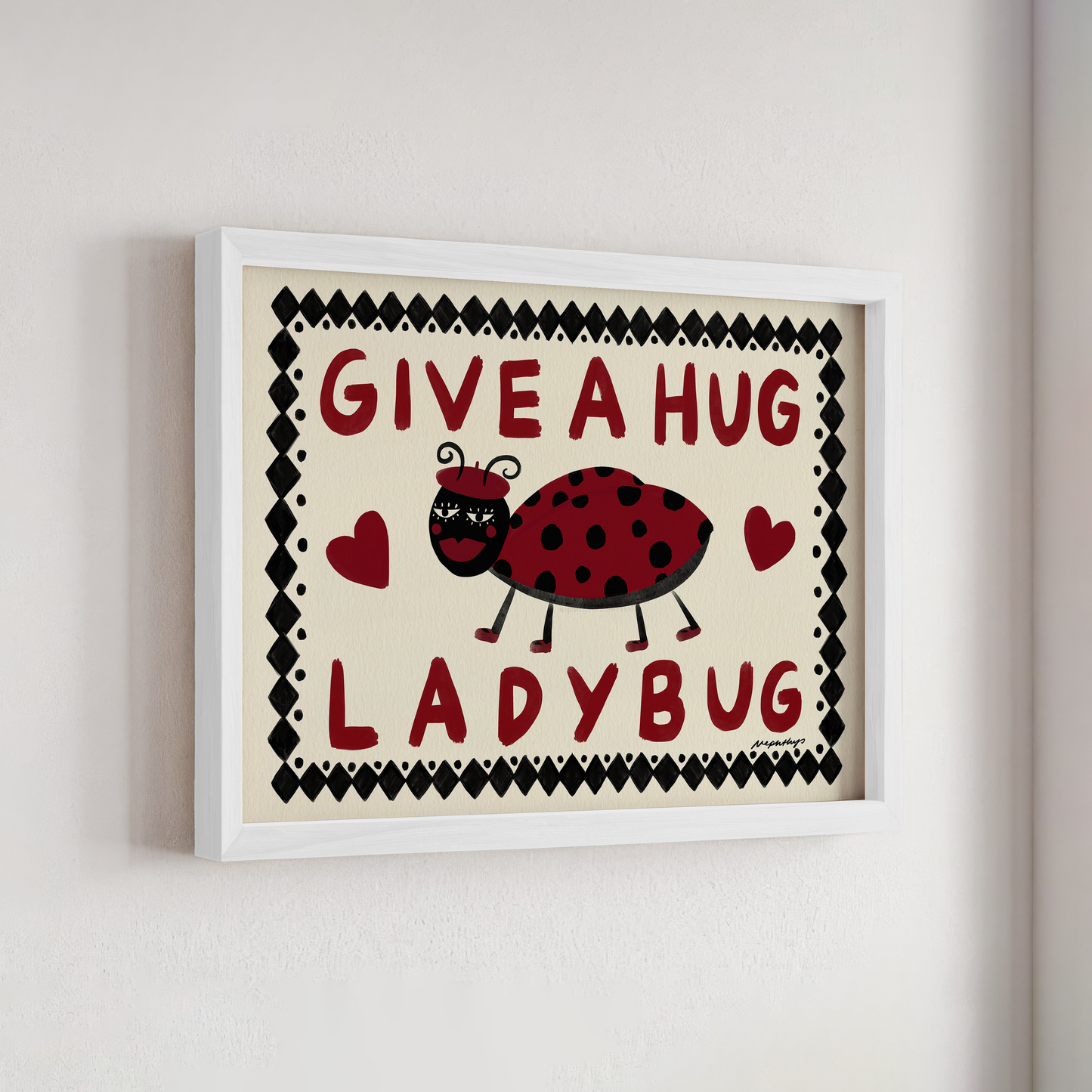 Give a Hug Ladybug