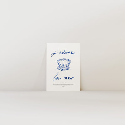 J'adore La Mer (Brushstroke)