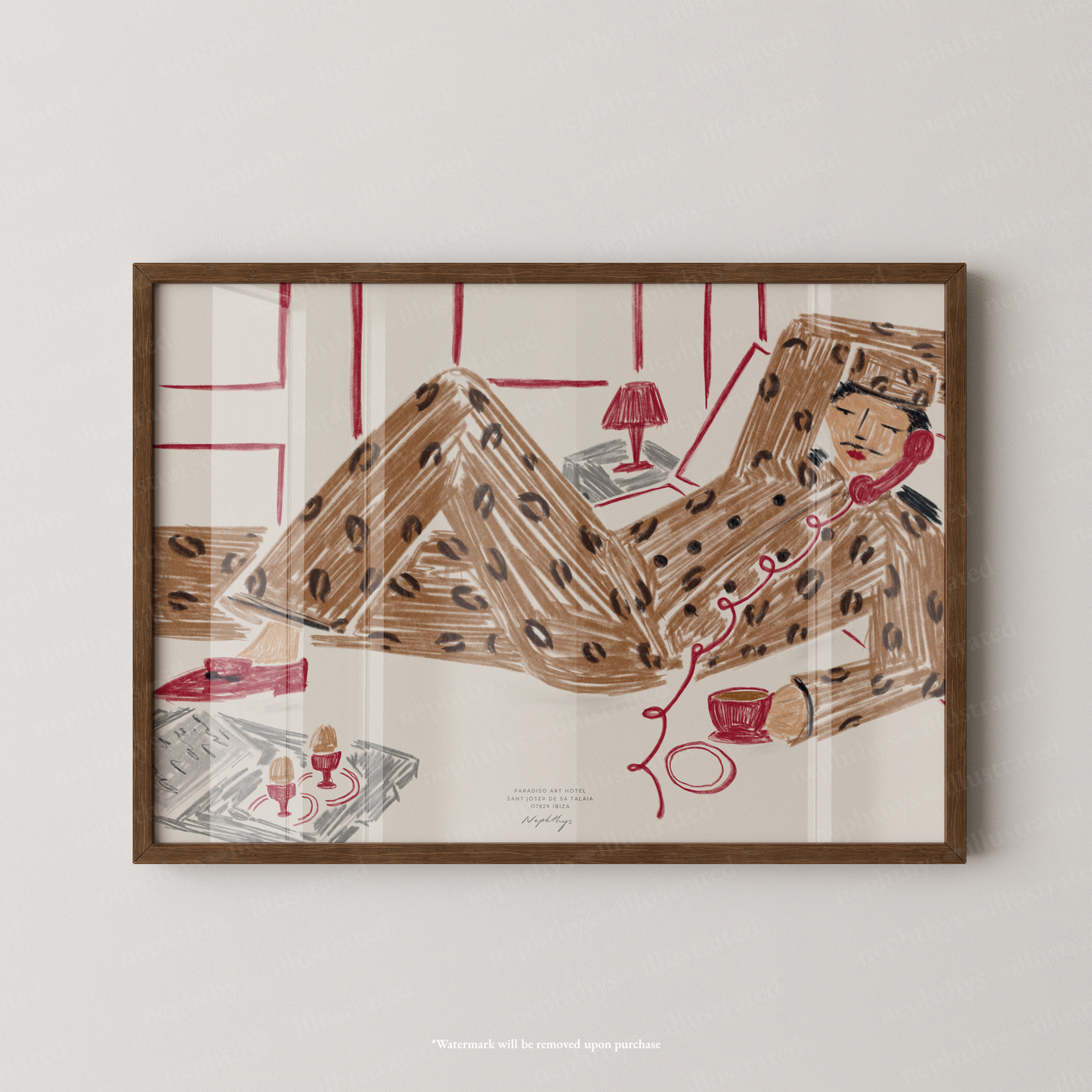 Late Checkout Leopard Bellboy