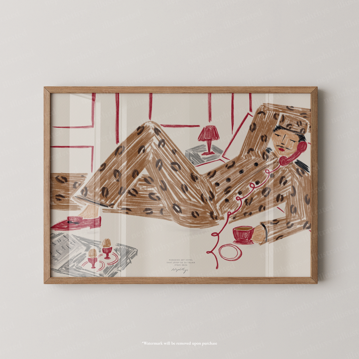 Late Checkout Leopard Bellboy