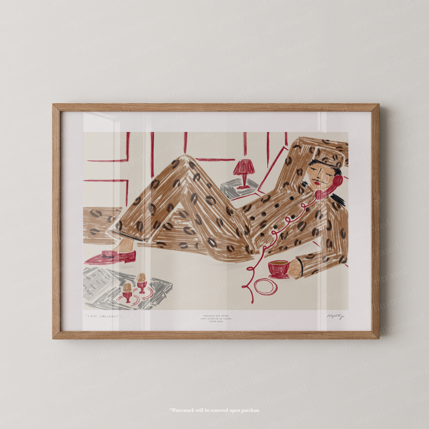 Late Checkout Leopard Bellboy