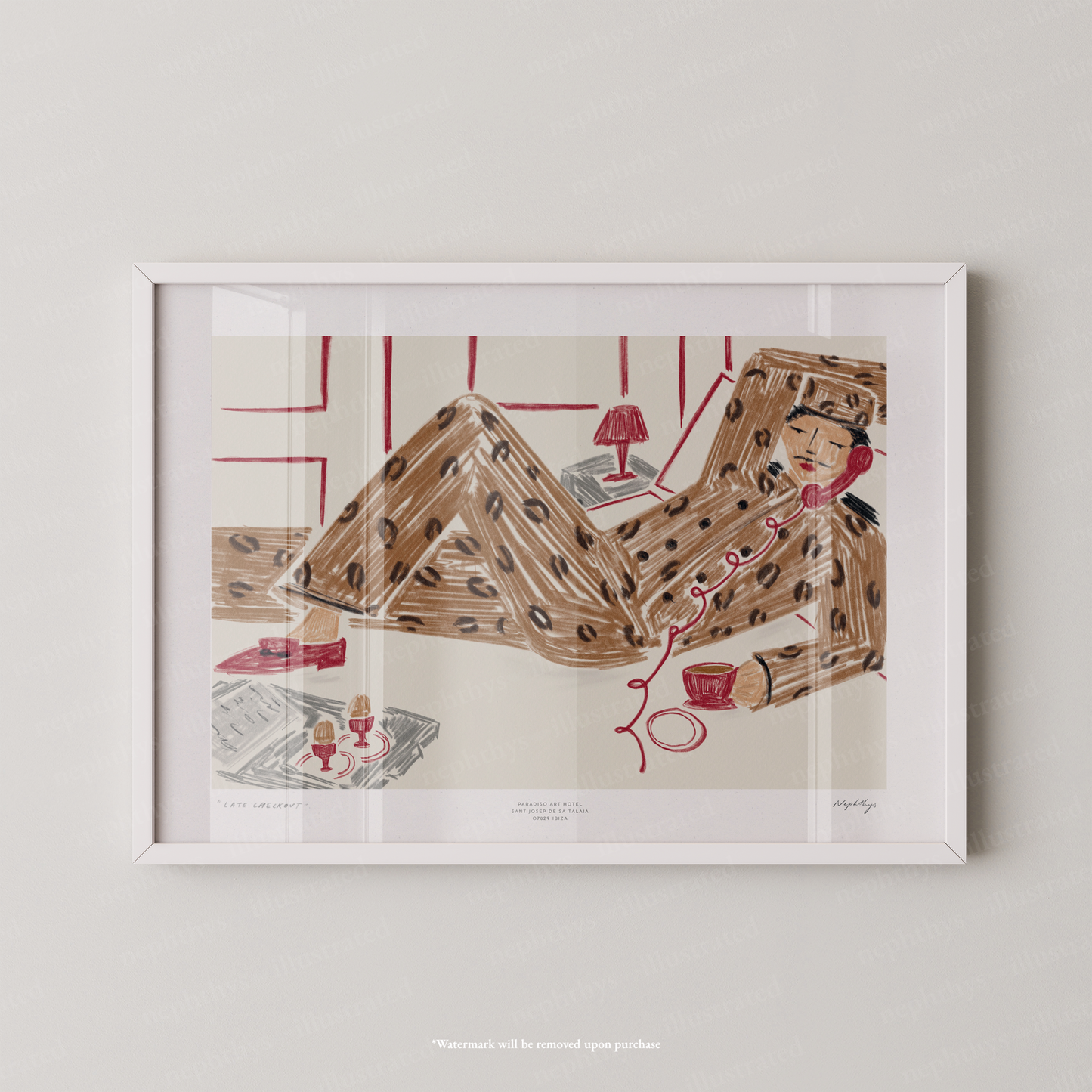 Late Checkout Leopard Bellboy