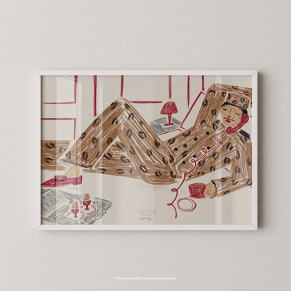 Late Checkout Leopard Bellboy