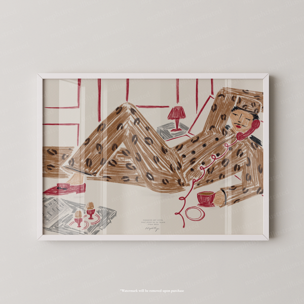 Late Checkout Leopard Bellboy