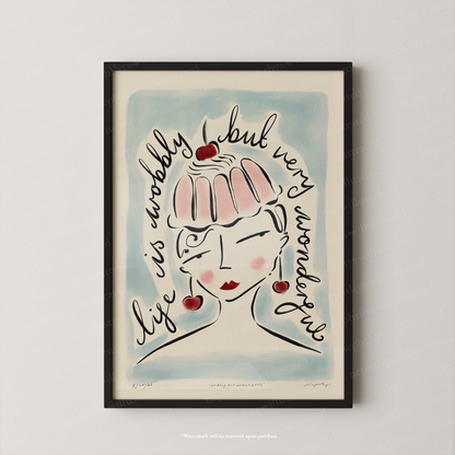 Jelly Lady Print