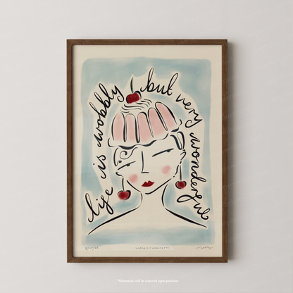 Jelly Lady Print