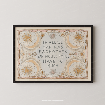 Lucky in Love Print