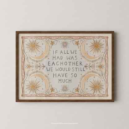 Lucky in Love Print