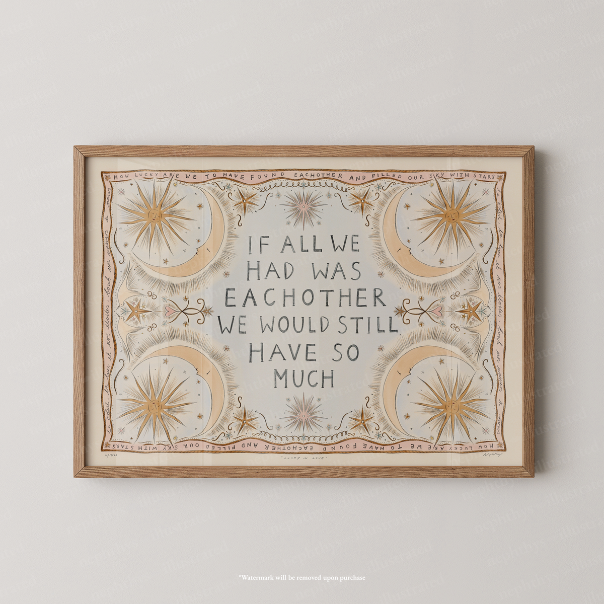 Lucky in Love Print