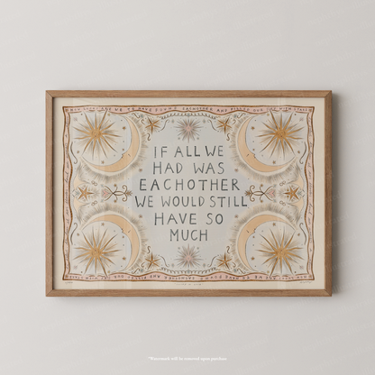 Lucky in Love Print